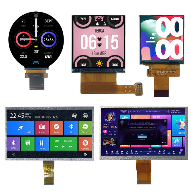 Cheap Customized 1.3 1.9 3.5 4.3 6 Inch 2.4 2.8 Inch 10.1 Round Square SPI TFT LCD Touch Screen Display Modules