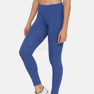 Hot Sale Women's Comfortable Solid Pattern Mid <b>Waist</b> <b>Legging</b> Latest Style Yoga Wear with <b>Low</b> MOQ - Product Image 2