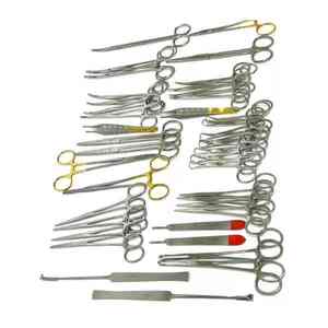 ACIER INOXYDABLE JAPONAIS DE HAUTE QUALITÉ 141 PCS CANINE + FELINE SPAY PACK INSTRUMENTS CHIRURGICAUX VÉTÉRINAIRES - Product Image 1