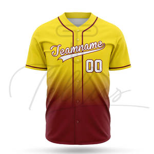 Maillots de baseball personnalisés pour femmes, respirants, à manches courtes, vente en gros, maillots d'équipe vierges imprimés numériquement, OEM - Product Image 5