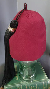 Vintage Shriners Fez Chapeau Marron Laine Gland Franc-maçon Chapeau Haute Qualité Personnalisé Meilleure Vente Vente Vente Chaude Fezz - Product Image 5