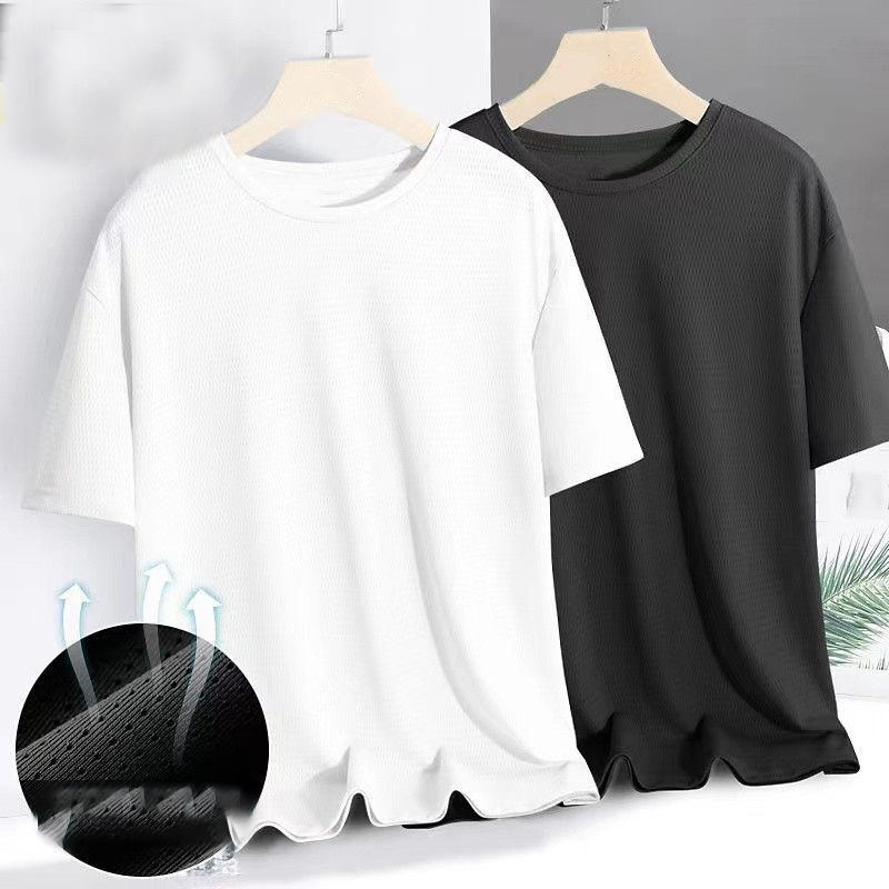 White (mesh ice silk short sleeves)