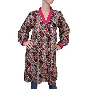 Kurti Khaddar imprimé pour femmes - Multicolore - Product Image 3