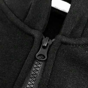 Nouveauté 2025 – Sweat à capuche brodé grande taille pour homme, 100 % coton, style décontracté urbain, collection hiver - Product Image 5