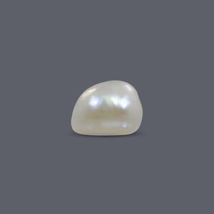 Perla de Agua Dulce Natural Blanca de 4.75 Quilates, Tipo Basra, para Joyería o Fabricación de Joyas, Orificio Personalizable - Product Image 2