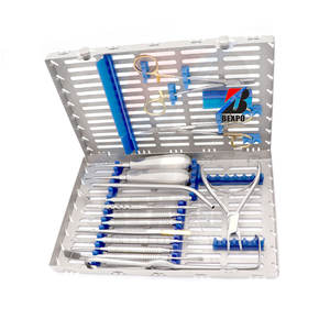 Suporte agulha crile-madeira cânula de sucção Lucas Cureta cirúrgica Kit osteotomia cirúrgica dental instrumentos - Product Image 2