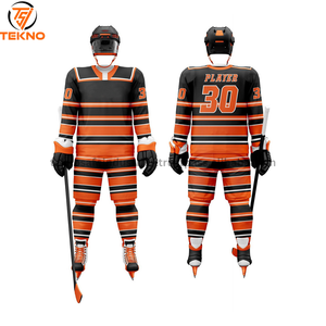Nuevo 2025 100% poliéster transpirable equipo de alta calidad transpirable campo Hockey Jersey sublimación hockey sobre hielo servicio OEM - Product Image 1
