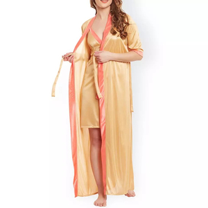 Women Nightgown Sleepwear Nightgown Women Nightgowns Satin Silk Sleep Night Dress OEM Design Women Sleepwear 2026 - Product Image 3