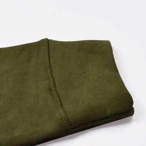 Survêtement 2 pièces pour homme, sweat-shirt et pantalon de survêtement en molleton vierge de haute qualité, col montant, écologique, vêtements de sport d'hiver, fabrication sur mesure - Product Image 3