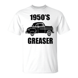 Camiseta estilo vintage de los años 50 Greaser Car Show Sock Hop, ropa promocional - Product Image 3