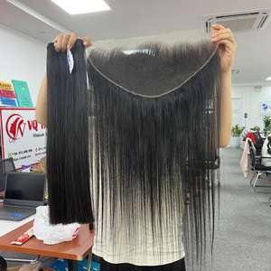 Cabello humano mujeres venta al por mayor brasileño virgen pelo encaje frente peluca para negro transparente DHL VIP - Product Image 3