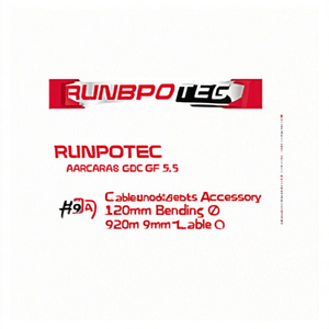 RUNPOTEC Varilla de Fibra de Vidrio GF 7.5 y GF 9, Accesorio para Gestión de Cables con Cinta de 120m, Radio de Curvatura de 620mm, Cable de 9mm - Product Image 3