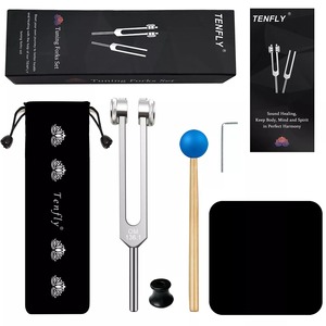 Alliage d'aluminium aérospatial OEM de qualité supérieure 136.1Hz diapason pondéré coeur Chakra Tuning Energy Fork pour le son - Product Image 6