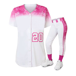 Nouveau Top qualité 2024 sublimé Softball uniforme femmes Softball maillot avec pantalon personnalisé équipe Fastpitch Softball uniformes - Product Image 4