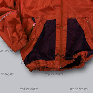 Personalizar estilo y diseño Streetwear poliéster Softshell impermeable deportes al aire libre correr rompevientos chaqueta de lluvia para hombres - Product Image 3