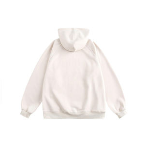 2025 Men's Customized 100% Cotton Oversized Hoodie Breathable Quick Dry Solid <b>Colour</b> for Winter Embroidered <b>Plain</b> Dyed - Product Image 5