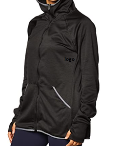 Femmes de Performance Fleece Full Zip Hoodie 100% Polyester Importés fermeture À Glissière Laver À La Machine Sourcing De Bangladesh - Product Image 2