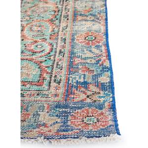 Alfombra de Lana Anudada a Mano Estilo Vintage, Patrón de Medallón Rojo y Naranja, Gran Tamaño 9x12 para Decoración de Sala de Estar, Nombre del Producto: Pae-2780 - Product Image 4