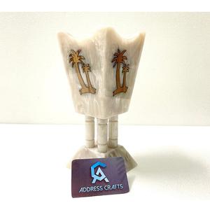 Arabian Islamic Design Wood Resin Incense Burner <b>Oud</b> Holder High Demanded Eid Ramadan Resin Mubakhar Decorative <b>Bakhoor</b> Burner - Product Image 2