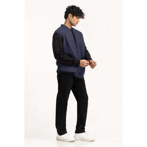 Chaleco de Punto para Hombre, Corte Regular, Transpirable, para Primavera/Verano, con Logotipo Personalizado, Tejido de Lana con Poliéster MN-KNV-WS25-004B - Product Image 3