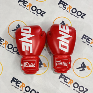 ถุงมือชกมวยหนังแท้คุณภาพสูง Fairtex One Custom Logo สำหรับผู้ใหญ่ ถุงมือชกมวยระดับมืออาชีพ OEM รับผลิตแบรนด์ส่วนตัว - Product Image 1