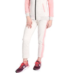 Conjunto de chándal de bloque de color personalizado para mujer al por mayor, sudadera con cremallera y pantalones para correr, ropa deportiva de invierno a la moda para gimnasio y yoga, ropa informal - Product Image 3