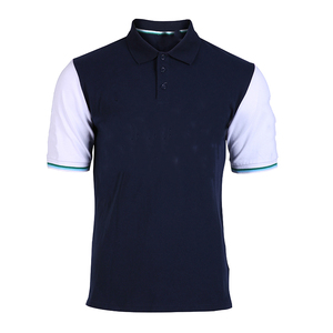 Logotipo de impresión bordado personalizado telas que absorben la humedad 100% algodón poliéster hombres uniforme liso en blanco Polo de Golf para hombres - Product Image 3