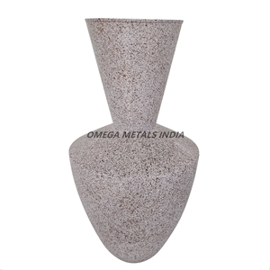Vase à fleurs en métal aluminium sur mesure, vente en gros, finition brillante, vase moderne pour salon, hôtel, fournisseur OEM, exportateur - Product Image 5