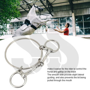 Bocados de Acero Inoxidable de Alta Calidad para Caballos, para Entrenamiento, Equitación, Soporte Lateral de Establos, Colores Personalizables, Duraderos - Product Image 4