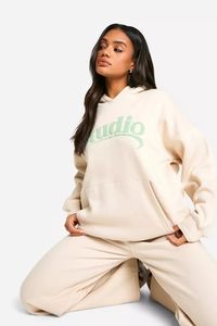 Conjunto de chándales de jersey con capucha y apliques de gran tamaño para mujer personalizado de alta calidad para mujer, chándales informales hechos a medida - Product Image 4