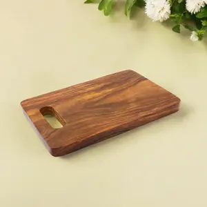 Tabla de Cortar de Madera Maciza al por Mayor, Tabla de Cortar de Madera de Grado Alimenticio para Uso en el Hogar, Hoteles y Restaurantes - Product Image 1