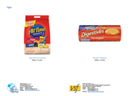 Galletas de tigre Sabor a chocolate de tigre 53,2G x 12x8 Calcio Vitamina D Halal Hecho en Malasia