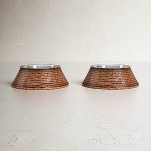 แท่นชามให้อาหารสุนัขแมวหวายดีไซน์น่ารักเป็นมิตรต่อสิ่งแวดล้อม - Product Image 6