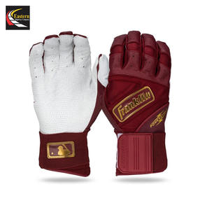 Gants de frappe de baseball personnalisés de haute qualité avec logo, respirants, 100 % cuir, vente en gros - Product Image 4