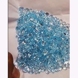 550 piezas de Topacio azul cielo Natural 6x4mm faceta ovalada 326 Cts lote Iroc ventas buena calidad corte de Topacio Azul genuino US $261 para todos - Product Image 5