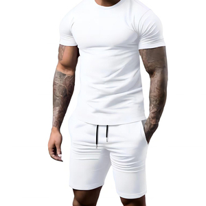 Conjuntos transpirables, conjunto de 2 piezas, chándales 2025, venta al por mayor, ropa informal Lisa personalizada, deportes para hombres, servicio OEM de alta calidad - Product Image 3