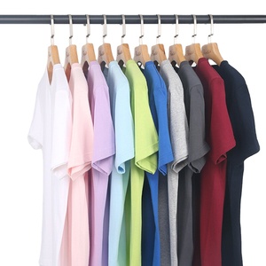 Camisetas personalizadas de algodón de alta calidad de 240gsm para hombre, camiseta de marca con su logotipo o diseño, Camiseta extragrande de peso pesado para hombre - Product Image 1