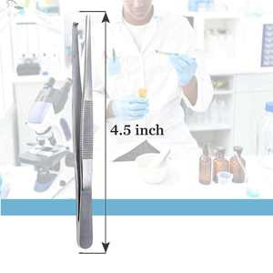 Forceps de dissection Adson à usage unique de qualité supérieure 120 mm / Forceps de dissection chirurgicale marqués CE par Surgiright Instruments - Product Image 4
