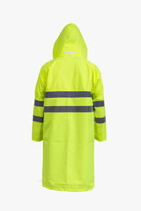 Taille XL Trench-Coat Réfléchissant en Polyester Léger et Écologique Style Industriel Imperméable Coupe-Vent pour Capuche Extérieur - Product Image 5