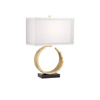 Lámpara de Mesa LED Nórdica Moderna con Pantalla de Tambor, Alimentada por Corriente Alterna, para Decoración de Dormitorios de Hotel y Hogar