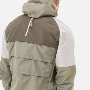 Coupe-vent 100% coton de haute qualité pour hommes, matériau en nylon respirant, sweat à capuche zippé surdimensionné à séchage rapide pour l'hiver - Product Image 6