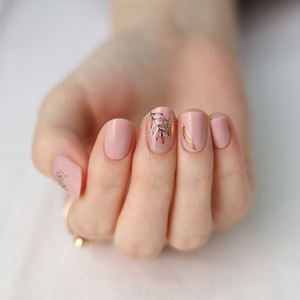 Tiras de Gel para Uñas ShineB #45732 Oro Antiguo Envolturas de Uñas Más Vendidas Pegatinas de Uñas Glam Fácil Salón de Alta Calidad Hecho en Corea - Product Image 6