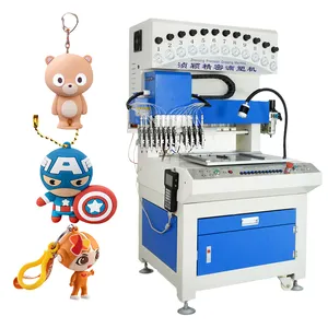 Multi-color Dispensing Machine PVC And Silicone Printing Machine Rubber PVC and Silicone Doll Toys Making