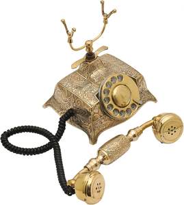 Teléfono de esfera giratoria funcional, mesa de Metal única, teléfono decorativo, regalo elegante para Shopeace decorativo elegante - Product Image 2