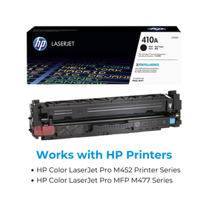 Cartouche de toner HP originale pour imprimante LaserJet 410A noire, compatible avec les imprimantes, cartouche de toner CF410A, toner HP CF410A - Product Image 4