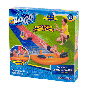 For Bestway <strong>H20GO</strong> Splashy Speedway 16ft <strong>Water</strong> <strong>Slide</strong> Exciting 16 Foot <strong>Water</strong> <strong>Slide</strong> for Fun and Adventure in Pools - Product Image 1