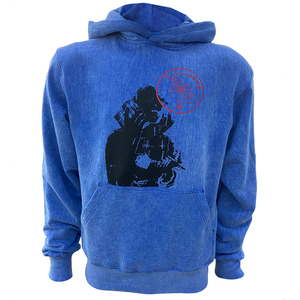 Sweat à capuche délavé unisexe avec logo personnalisé Pull vintage Sweat à capuche en coton Impression Sweats à capuche décontractés pour hommes - Product Image 1