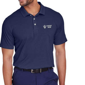 เสื้อลำลองสำหรับผู้ชายแบบมีสไตล์ผ้าถักแขนสั้นแห้งเร็วผ้าฝ้าย100% ระบายอากาศได้ดีพิมพ์โลโก้ได้ตามต้องการ - Product Image 2