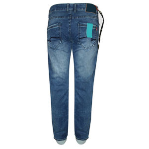 Pantalon Jeans d'été personnalisé pour hommes Vêtements de rue décontractés en toile de qualité supérieure avec sérigraphie Vente en gros d'usine - Product Image 3