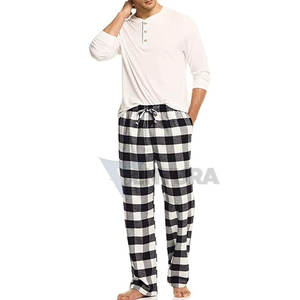 Nouvel arrivage au design unique de pantalons en flanelle pour hommes de grande taille pantalons en flanelle à séchage rapide au prix de gros - Product Image 3